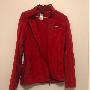 Men’s Large Red Patagonia fleece jacket